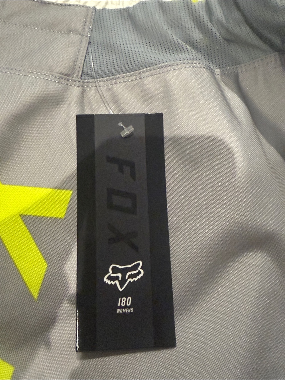 Fox Gray and Hi-Vis Yellow MX Pants - Picture 3 of 4